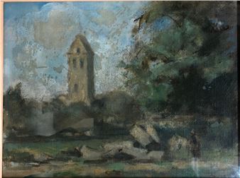 The church of Luzarches - André Dertelle