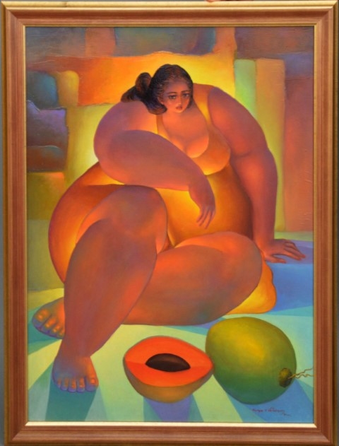 Artwork by Sergio J. Velasquez, Untitled, Made of Oil on canvas