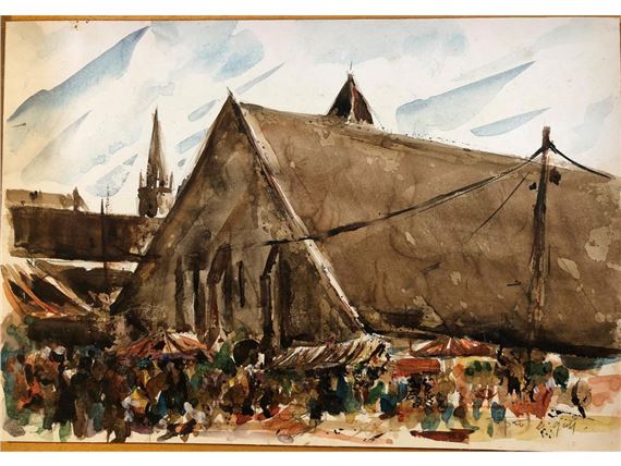 La halle du Faouet by Rio Le Gall