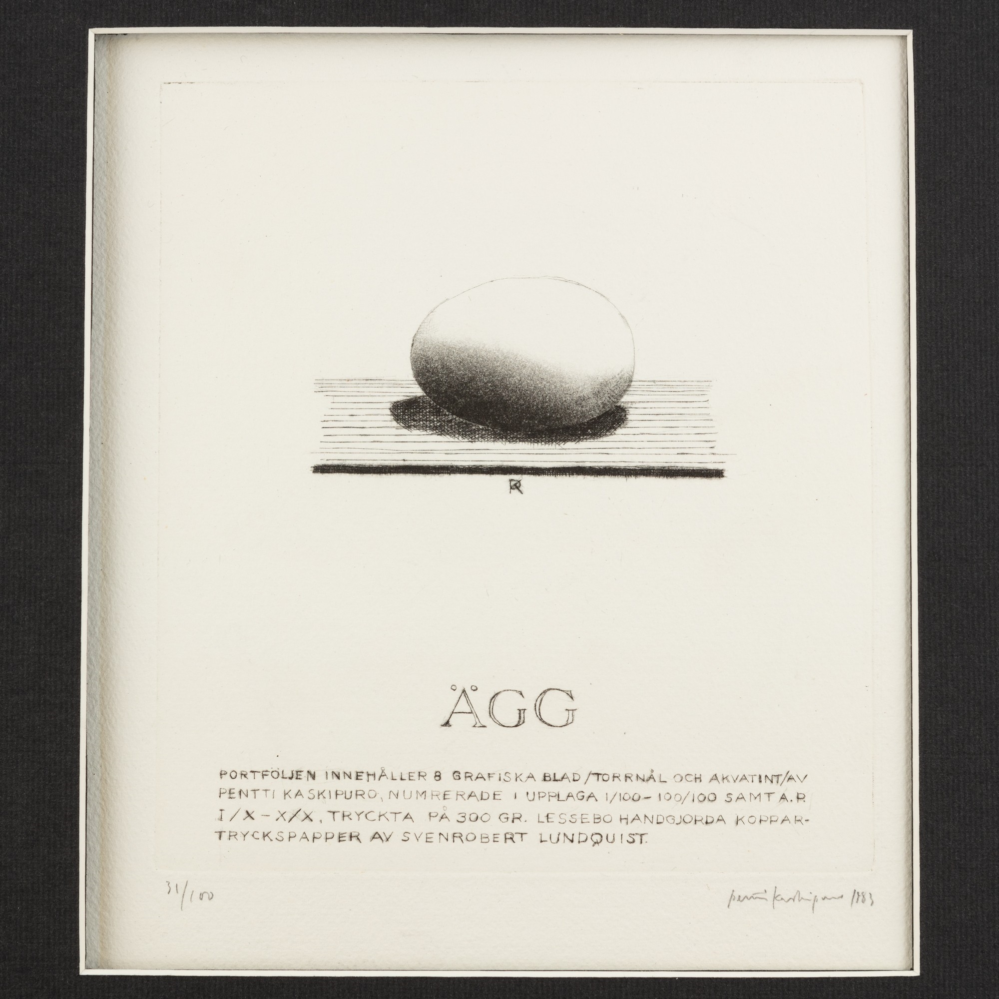 Artwork by Pentti Kaskipuro, Egg-album