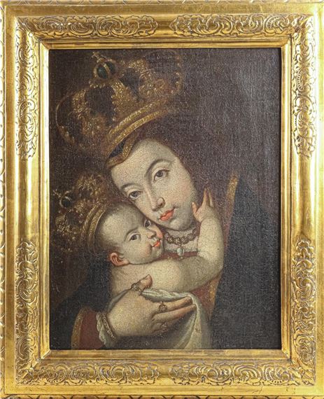 Virgen con el Niño by Central European School, 17th Century