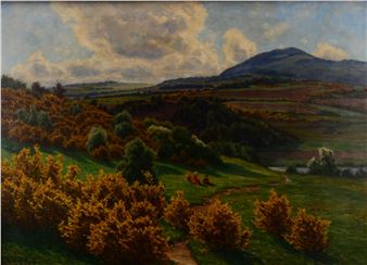 Der Aremberg im Frühling - Wilhelm Degode