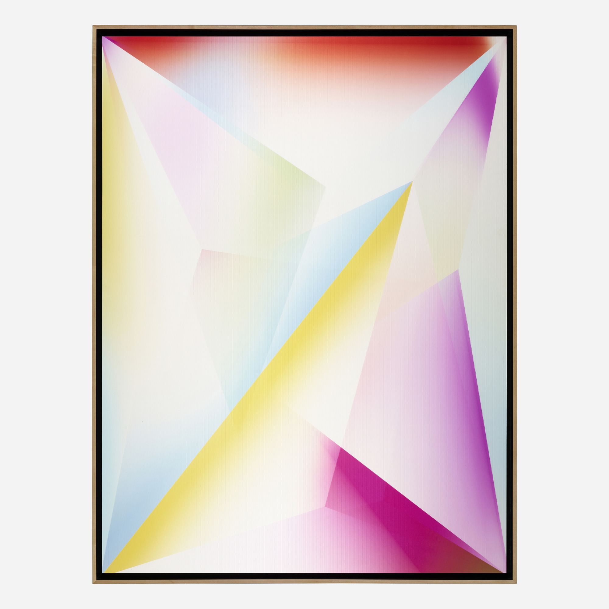 Artwork by Rafaël Rozendaal, Into Time 13 08 25, Made of lenticular print