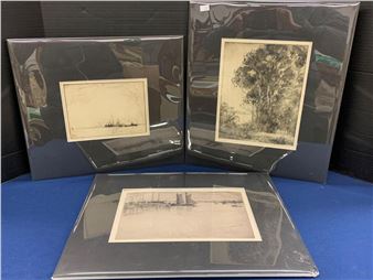 Three Works: Untitled - Franklin Townsend Morgan