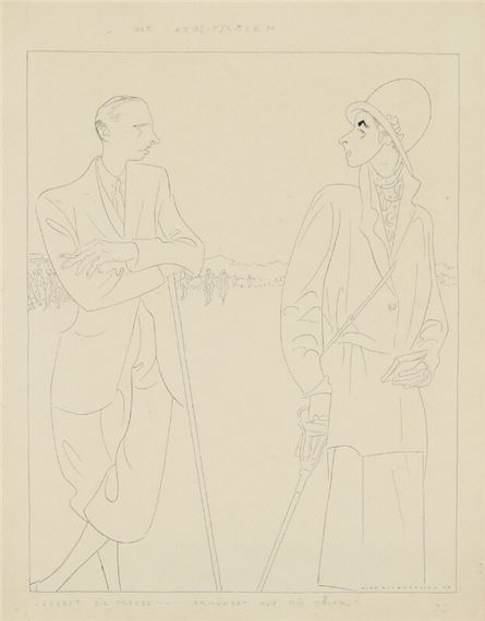 'Die Arbeitslosen' by Olaf Gulbransson