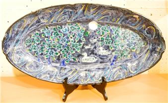 Contemporary Imari oval - Kinichi Shigeno