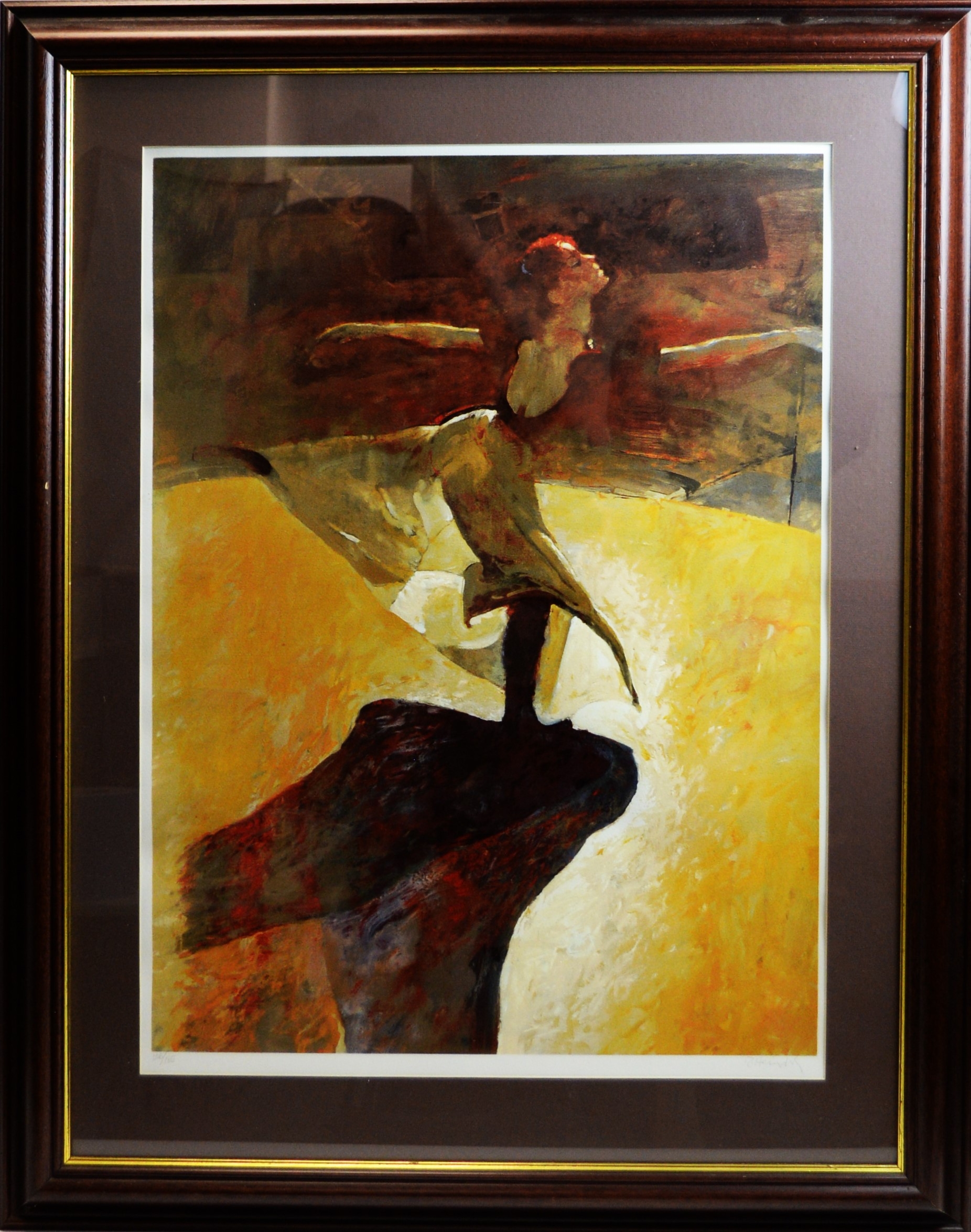 Robert Heindel | Dancer with red hair | MutualArt
