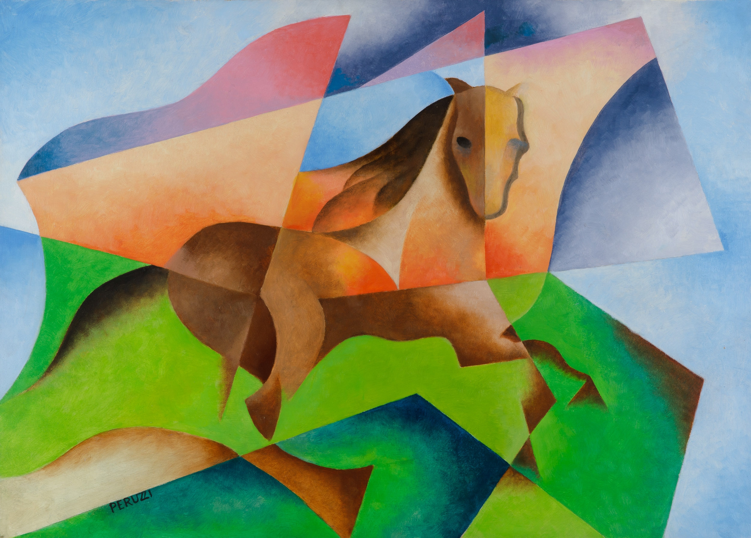 Dinamismo cavallo by Osvaldo Peruzzi, 1992