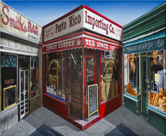 Shopping by Patrick Hughes, 2019