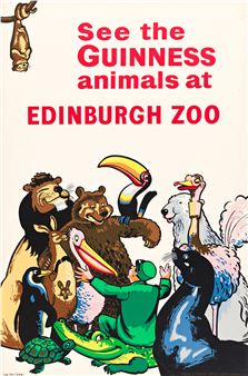 SEE THE GUINNESS ANIMALS AT EDINBURGH ZOO. . - N. R. Price