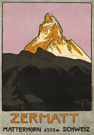 ZERMATT / MATTERHORN SCHWEIZ. . by Emil Cardinaux, 1908