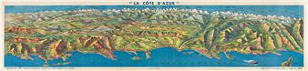 "LA CÔTE D'AZUR." . - Jean-Honore Cresp