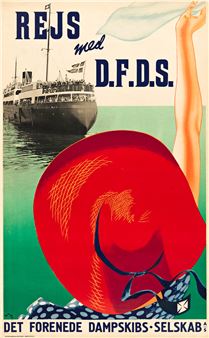 REJS MED D.F.D.S. / DET FORENEDE DAMPSKIBS - SELSKAB. . - Henry Thelander