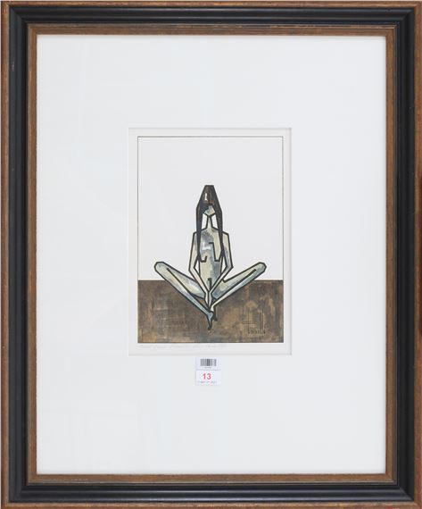 Zittende vrouw by C. Loiselle