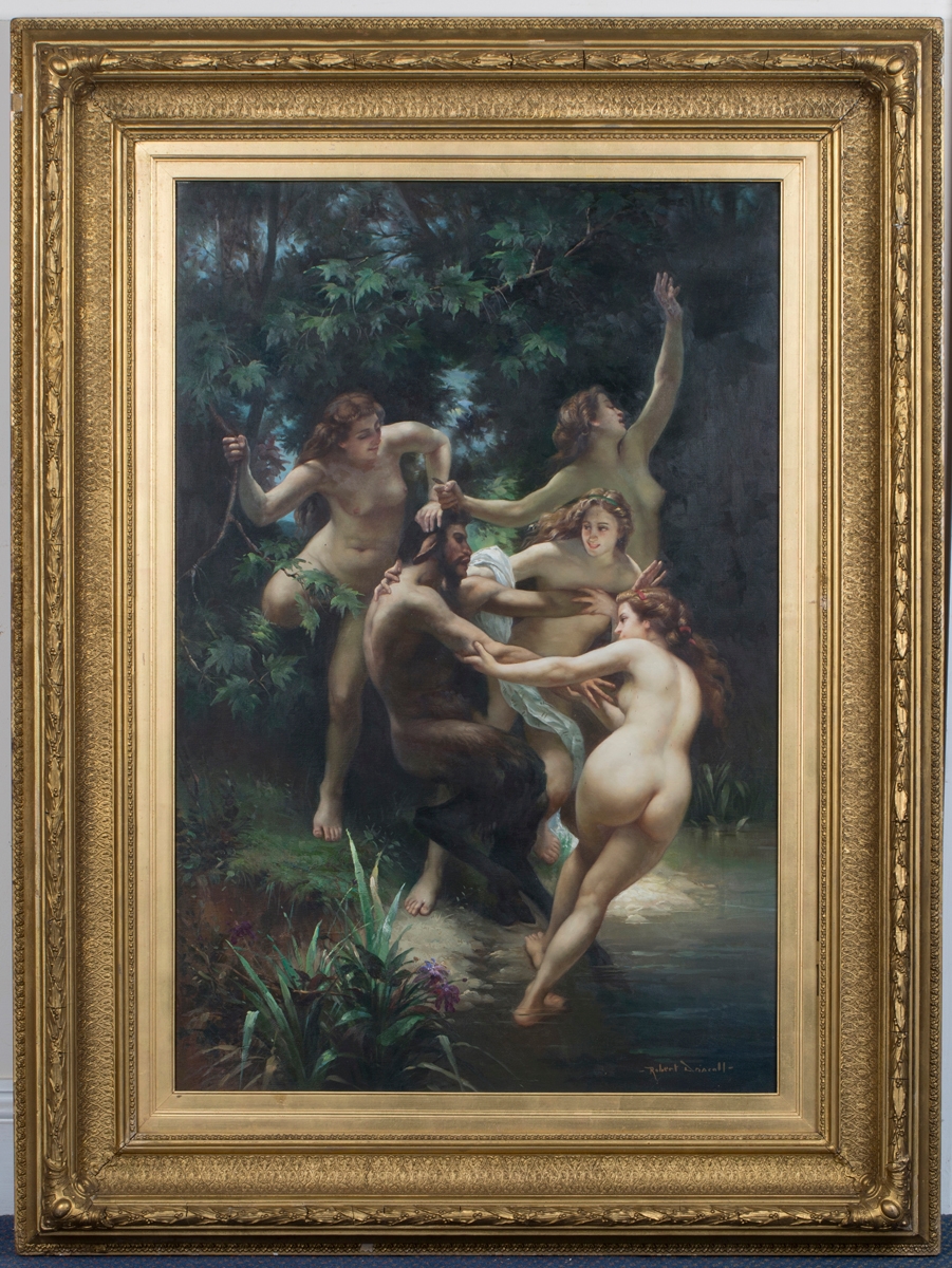 Nymphs and Satyr by William Adolphe Bouguereau, Robert Driscoll, 20th century