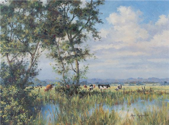 Ann P. Knowler | 'Watermeadows at Amberley' (Late 20th Century) | MutualArt