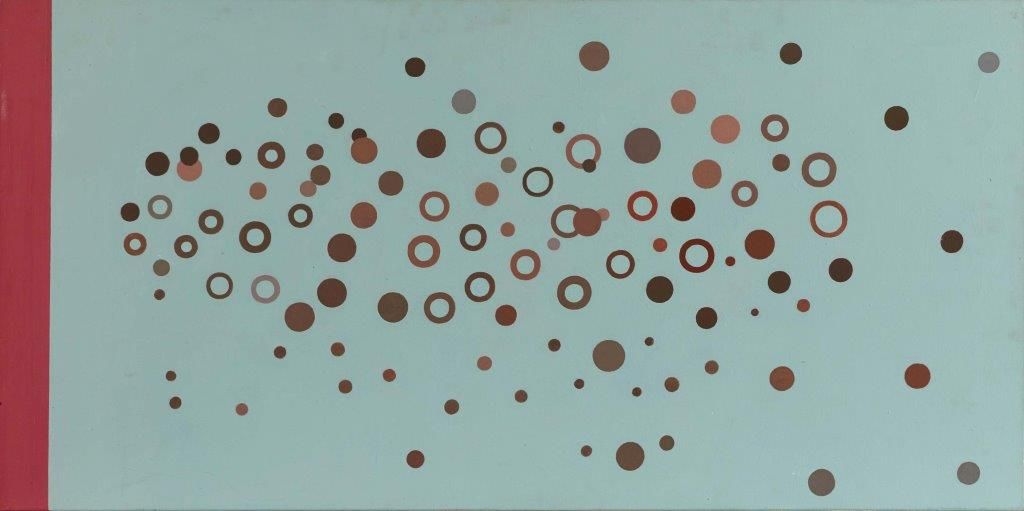 Artwork by Sylvie Fajfrowska, SANS TITRE, Made of Vinyl painting and wax on canvas