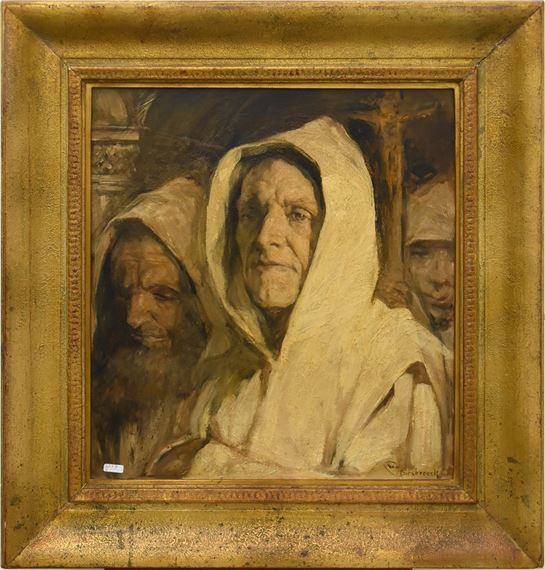 Les pélerins by Jules-Pierre van Biesbroeck