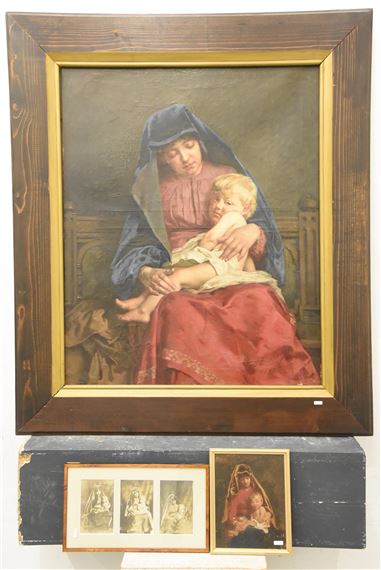 Three works: Maternité; Untitled (2) - A. Dael