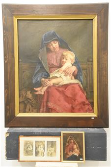 Three works: Maternité; Untitled (2) - A. Dael