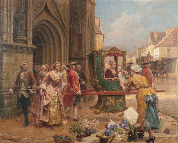 La Bouquetière by Paul-Émile Boutigny