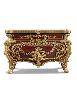A FRENCH ORMOLU-MOUNTED KINGWOOD COMMODE - Joseph-Emmanuel Zwiener