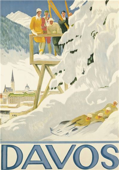 DAVOS by Emil Cardinaux, 1918