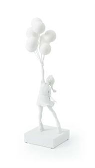 Banksy | Flying Balloons Girl (BLACK GESSO Ver.) (2021) | MutualArt
