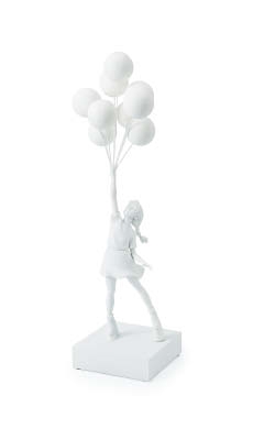 Banksy | Flying Balloons Girl (GESSO Ver.) (2020) | MutualArt