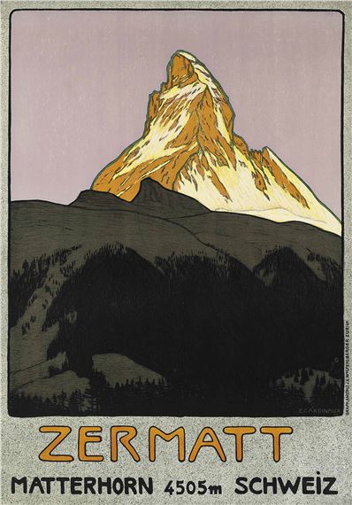 ZERMATT by Emil Cardinaux, 1908