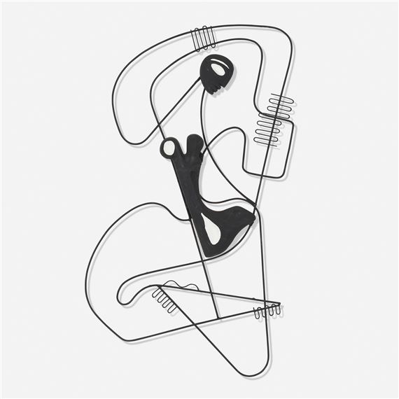 Wall light by Frederick Weinberg, circa 1955