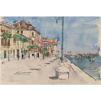 ZATTERE AL PONTE LUNIGO, VENICE - Alberto Morrocco