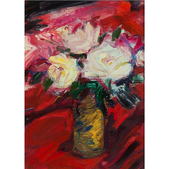 ROSES by John Houston, dated 1999