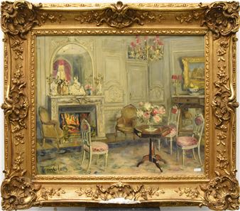 Intérieur de château - Truus Claes