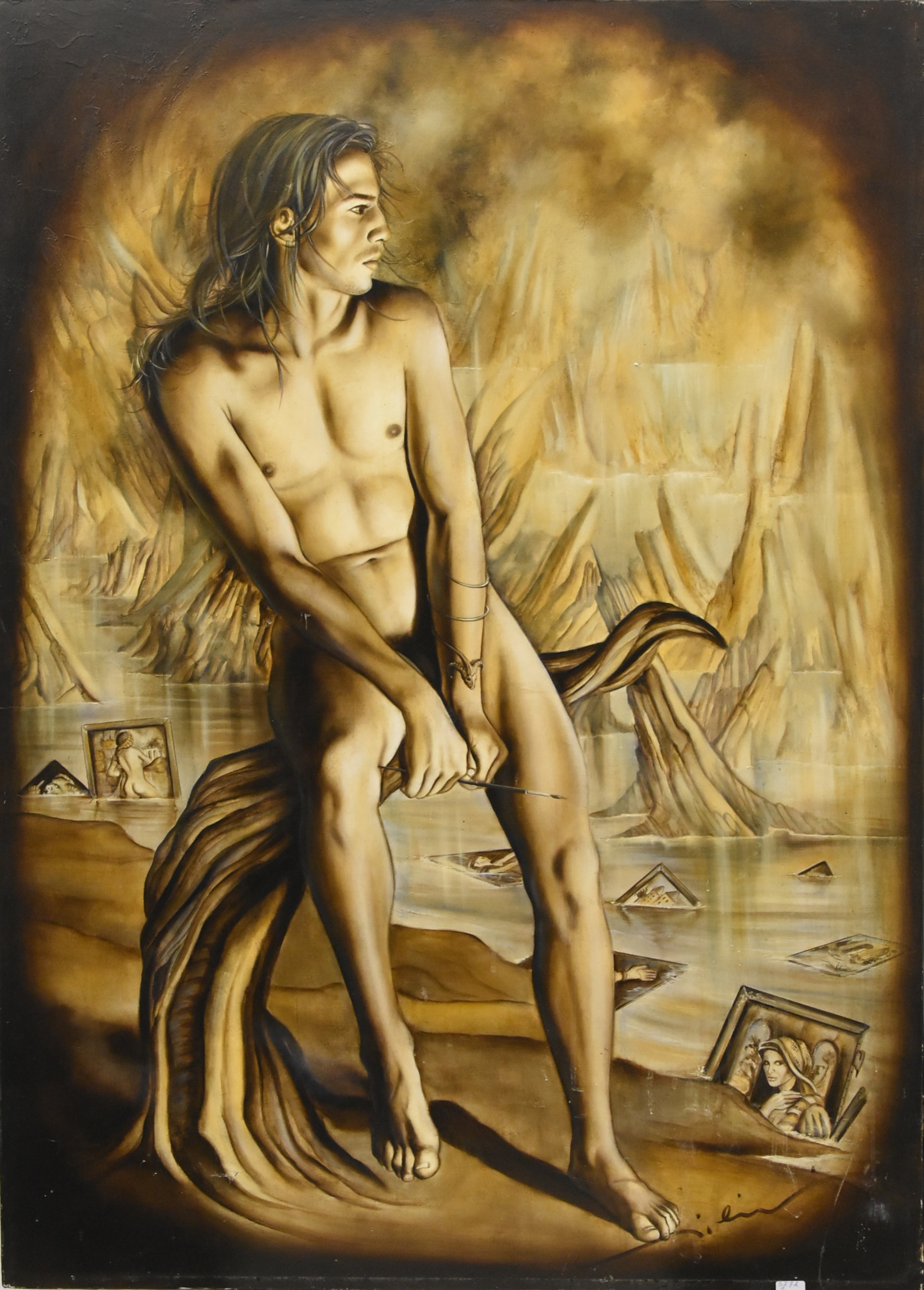 Artwork by Michel Giliberti, Les désarois, Made of Oil on canvas