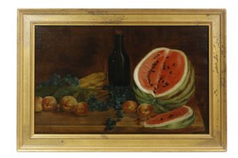 Still Life of Sliced Watermelon - H. Hill
