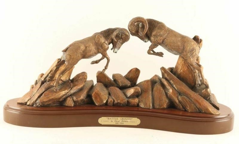 Artwork by Darryl Poland, Battle Ground, Made of on wood base