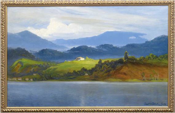 Küste bei Santos in Brasilen by Ernst Vollbehr, 1911