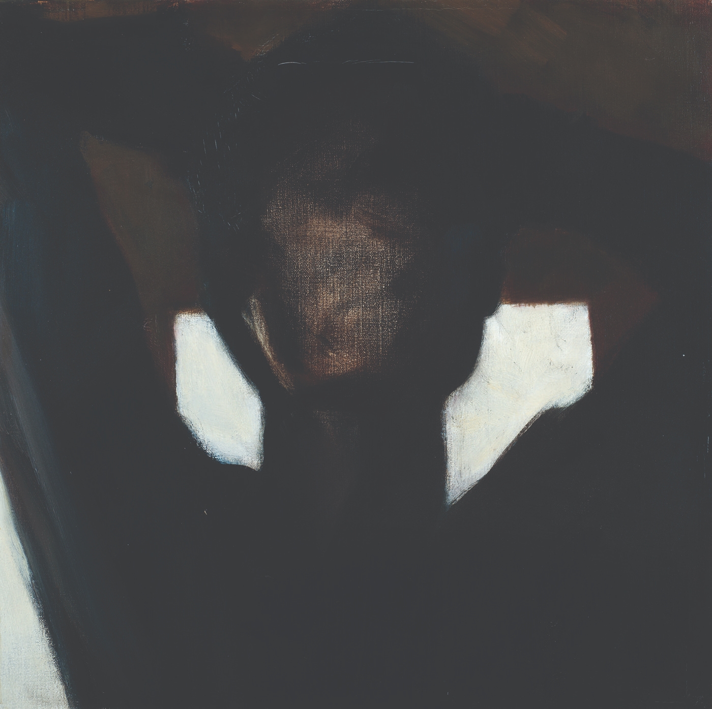 Artwork by Dozier Bell, Figure at a Window, Made of Oil on linen