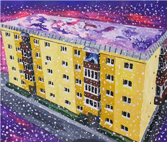 Snow at Sunset - Cristian Bara