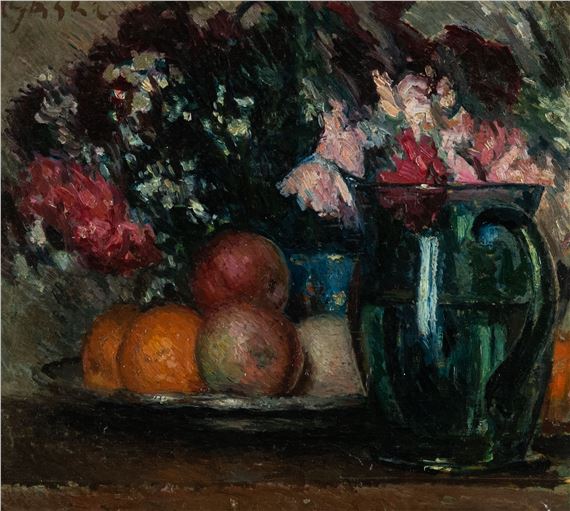 Natura morta con fiori by Paolo Ghiglia