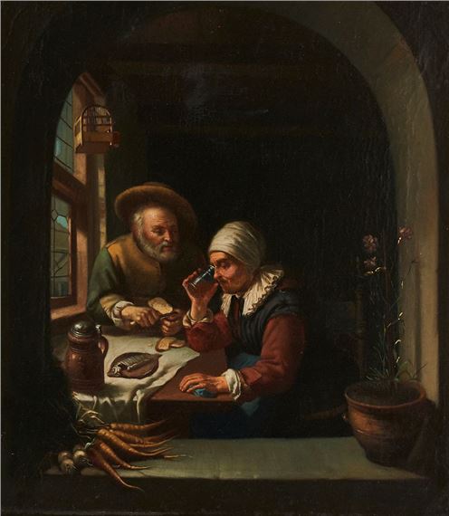 Gerrit Dou | Manner of Gerrit Dou Dutch Old Master Oil on Canvas ...