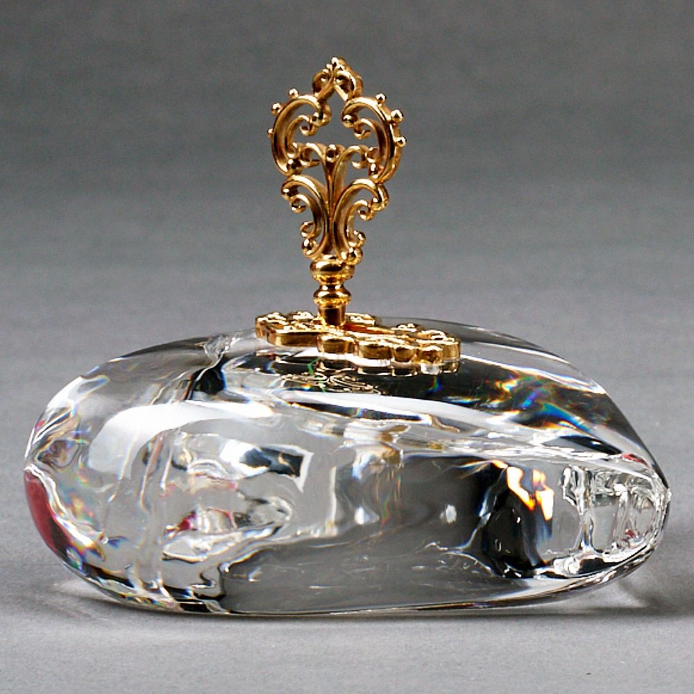 Shattered Glass Paperweight 1984