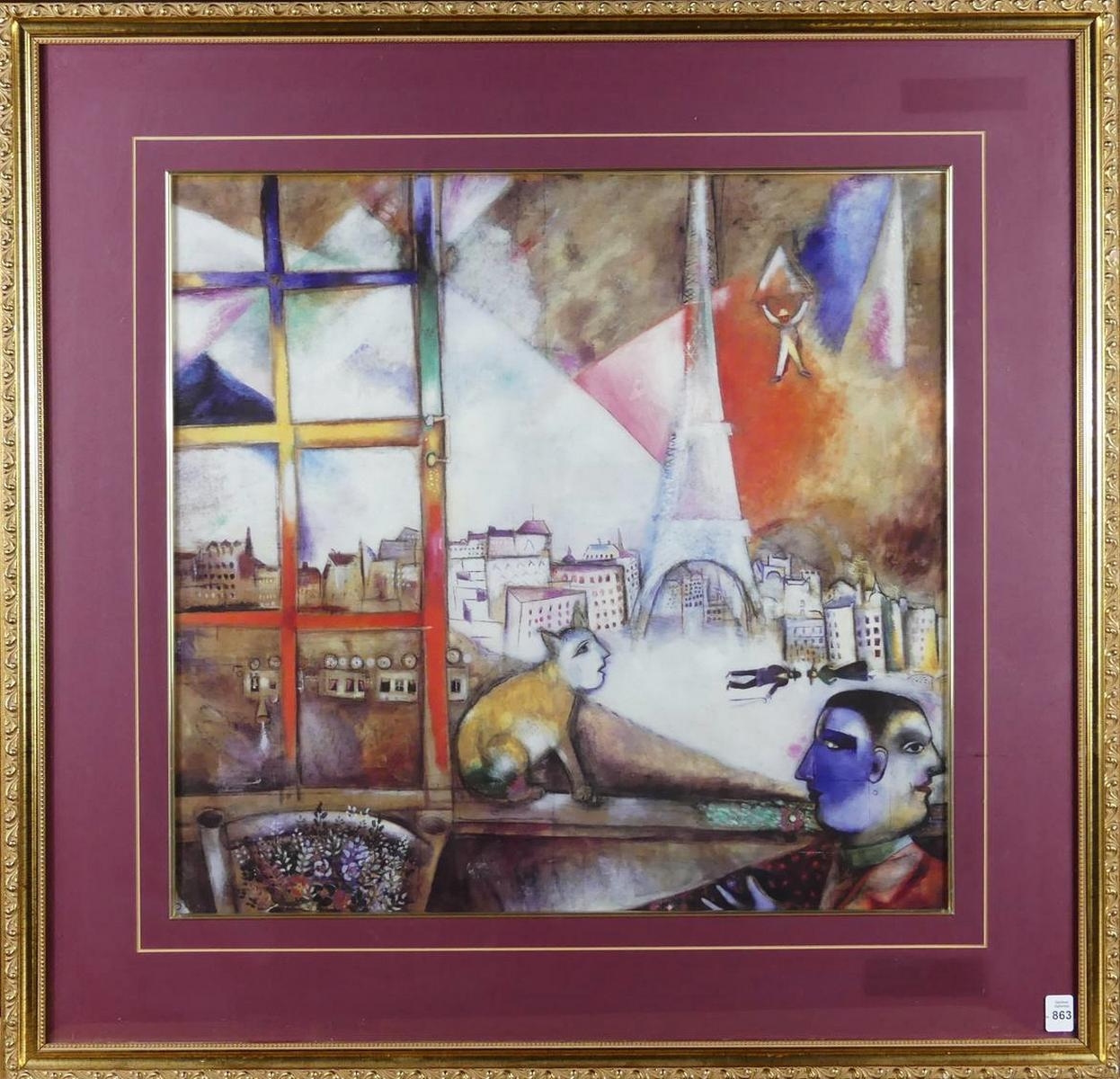 Marc Chagall Paris Through the Window MutualArt