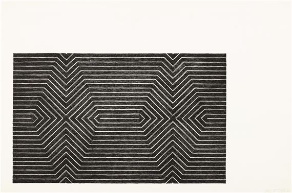 Untitled by Frank Stella, dated 67