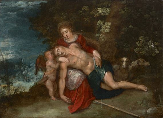 Flemish School 17th Century | La mort d'Adonis | MutualArt