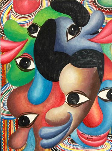 Gesichter by Max T. Kamundi, 2001