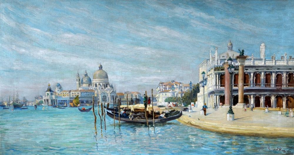 Artwork by Bernardo Hay, Venezia, Made of oil on canvas