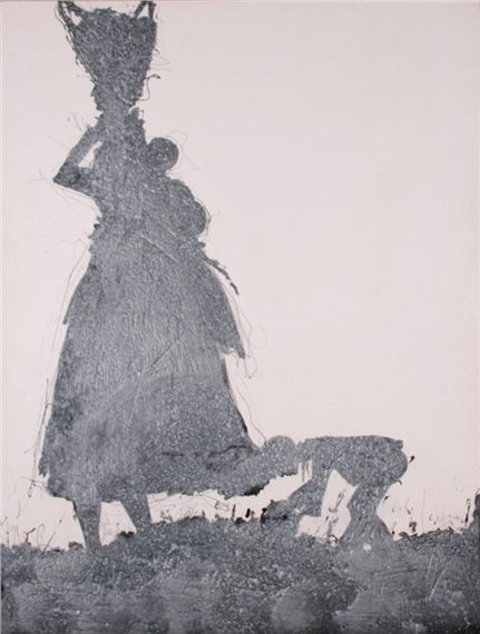 Abe Opperman | Profile of mother and child | MutualArt