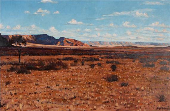 Landskap naby A.W.S. Namibia - D. W. Hoffman